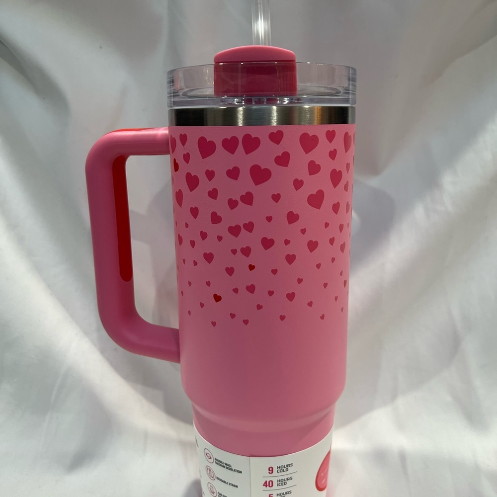 30 oz Stanley xTarget Stainless Steel Flowstate Quencher Tumbler-Valentine’s Day - Picture 3 of 6